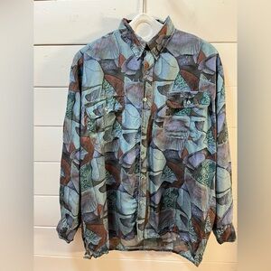 TRADIZIONI Vintage Silk Shirt M (Unisex)